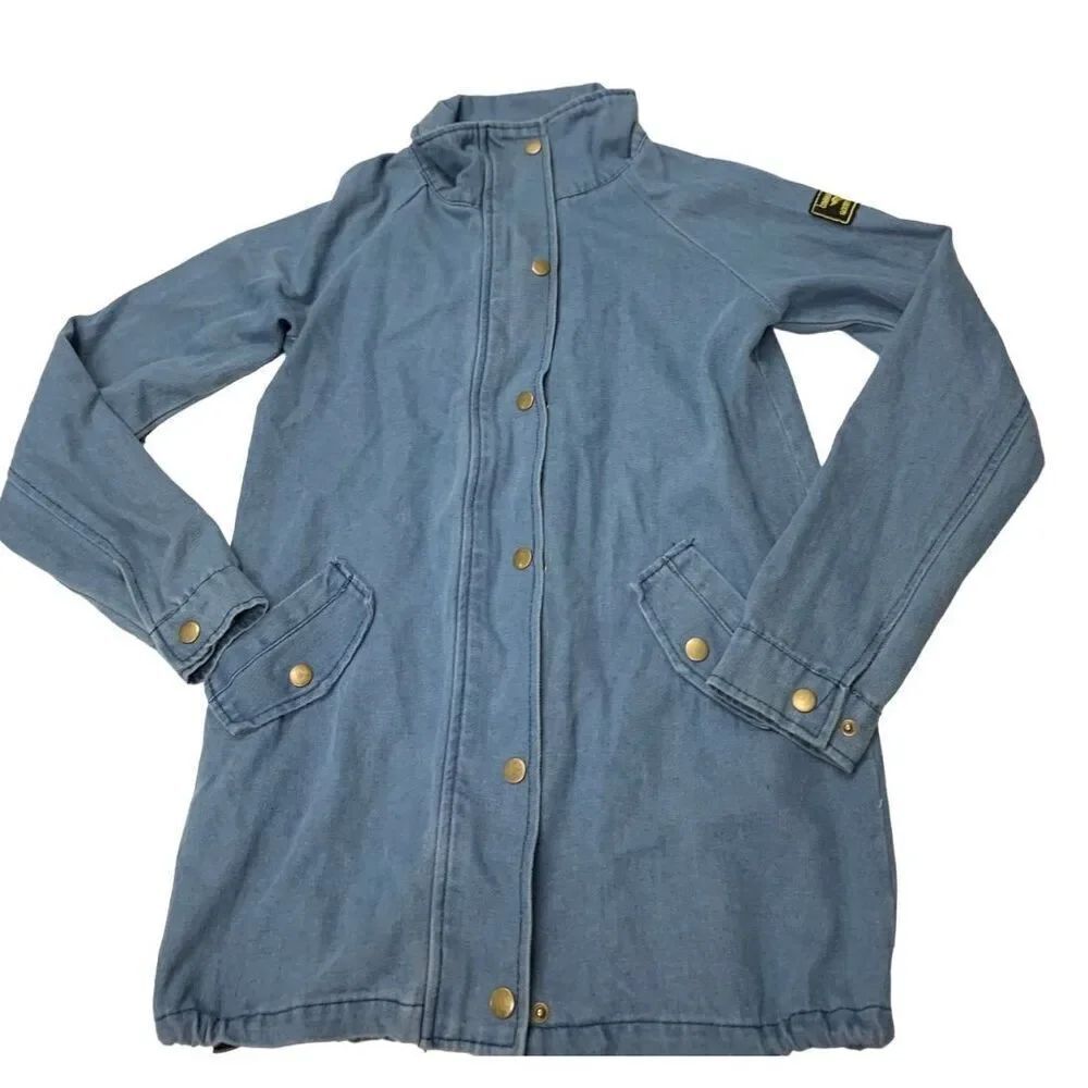 Denim Parka Style Jacket - Picture 2 of 6